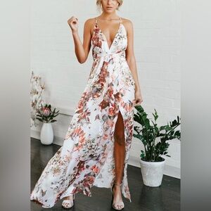 Floral Maxi Dress S